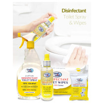 Cool & Cool Disinfectant Toilet Wipes 48s Pack of 2