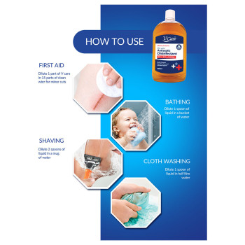 VCare Antiseptic Disinfectant Liquid 500ml