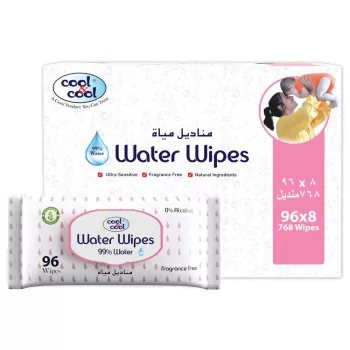 Cool &Cool water wipes...