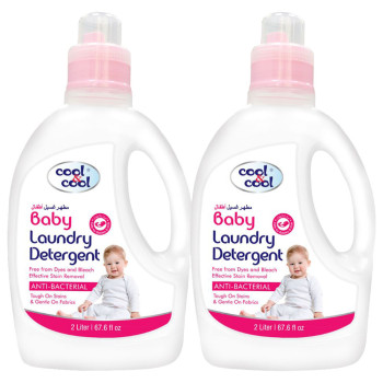 Cool & Cool Baby Laundry Detergent 2 Liter Pack Of 2 White