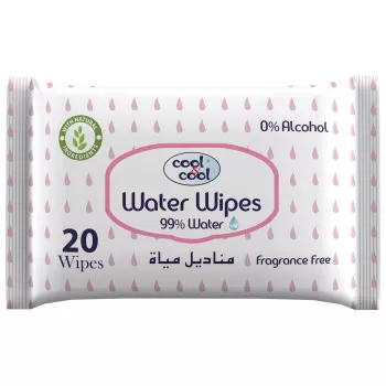 Cool & Cool water wipes 20s