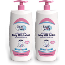 Cool & Cool Baby Milk Lotion 500ml Twin Pack