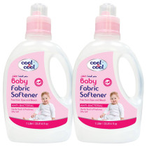 Cool & Cool Baby Fabric Softener 1 Litre 2 Pack Pink