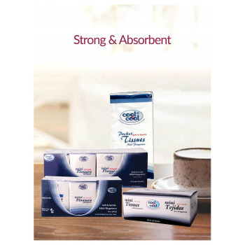 Cool & Cool Compact Mini Tissues 6 Pack