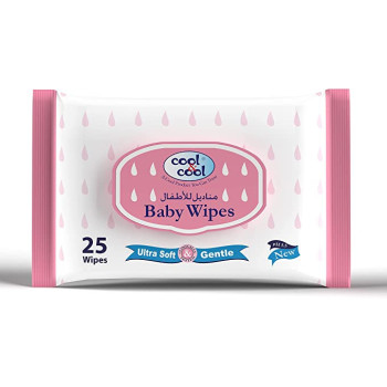 Cool & Cool Baby Wipes 25S Pack Of 3
