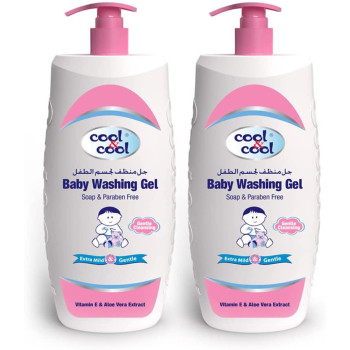 Cool & Cool Baby Washing Gel 1 Liter Pack Of 2