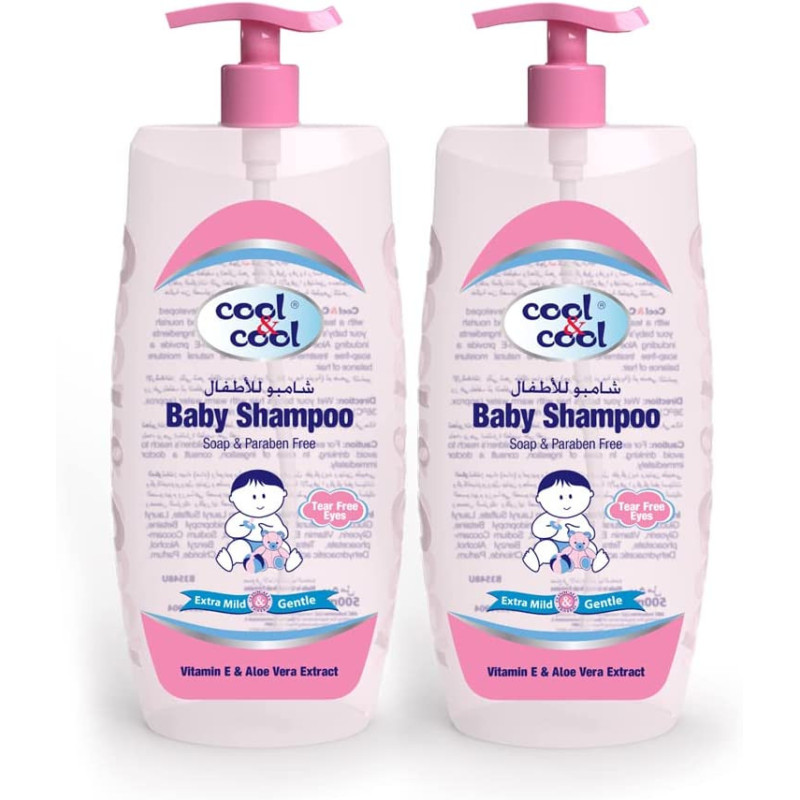 Cool & Cool Baby Shampoo 1 Liter Pack Of 2