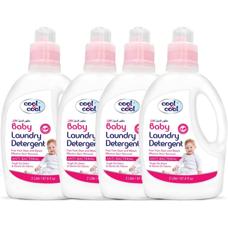Cool & Cool Baby Laundry Detergent 2L Pack Of 4