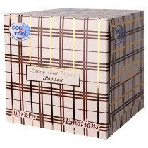 Cool & Cool Embossed Facial Tissues Boutique Box 100sx2Ply
