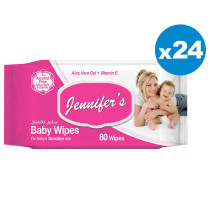 Jennifers Baby Wipes 80s Pack of 24 1920 Wipes