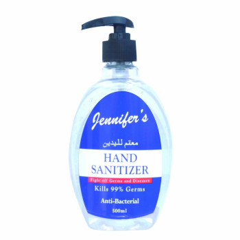 Jennifers Hand Sanitizer 500ml