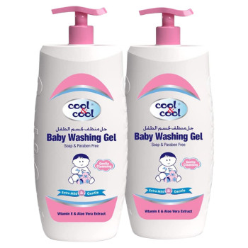 Cool & Cool Baby Washing Gel 500Ml Twin Pack