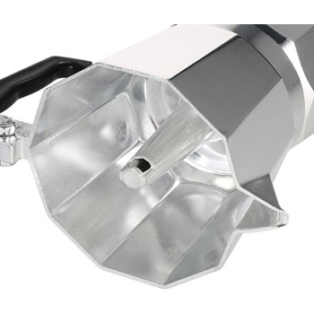 3 Cup Aluminum Espresso Percolator Coffee Stovetop Maker Mocha Pot Silver CF3C 15D x 15W x 15H Silver