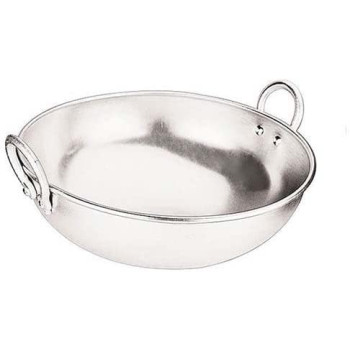 Ayda Aluminium Light Weight Kadai Silver 21 Cm Silver