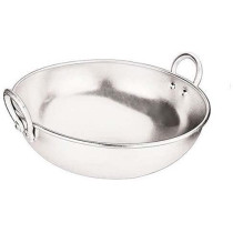 Ayda Aluminium Light Weight Kadai Silver 19 Cm Silver