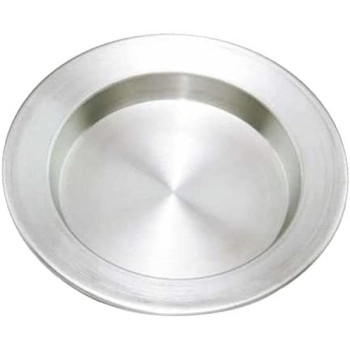 Ayda 3 Piece Cooking And Serving Kunafe Plates Silver 17Centimeter 17 Cm Silver