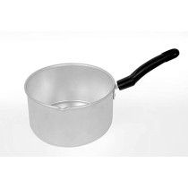 Sufrah Aluminium Milk Pan 1 Litre Silver & Black