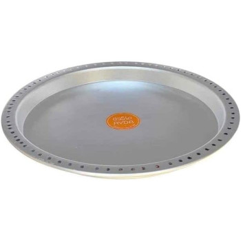 Ayda Aluminium Kunafa Cooking And Serving Plate Silver 35 Cm Silver