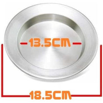 Ayda 3 Pieces Aluminium Kunafa Set Silver 17Cm 17 Cm Silver