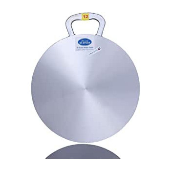 Arobah Aluminium Arabic Tawa Roti Pan Ragag Maker Dia 12 Silver