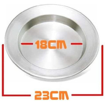 Ayda 3 Pieces Aluminium Kunafa Set Silver 22Cm 22 Cm Silver