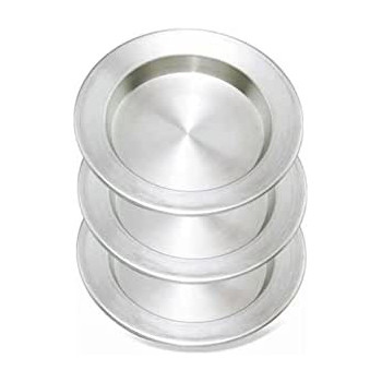 Ayda 3 Pieces Aluminium Kunafa Set Silver 26Cm 26 Cm Silver