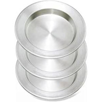 Ayda 3 Pieces Aluminium Kunafa Set Silver 26Cm 26 Cm Silver