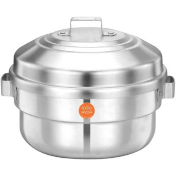 Ayda 10 Pit Idli Steamer Cooking Pot 10 PIT Silver