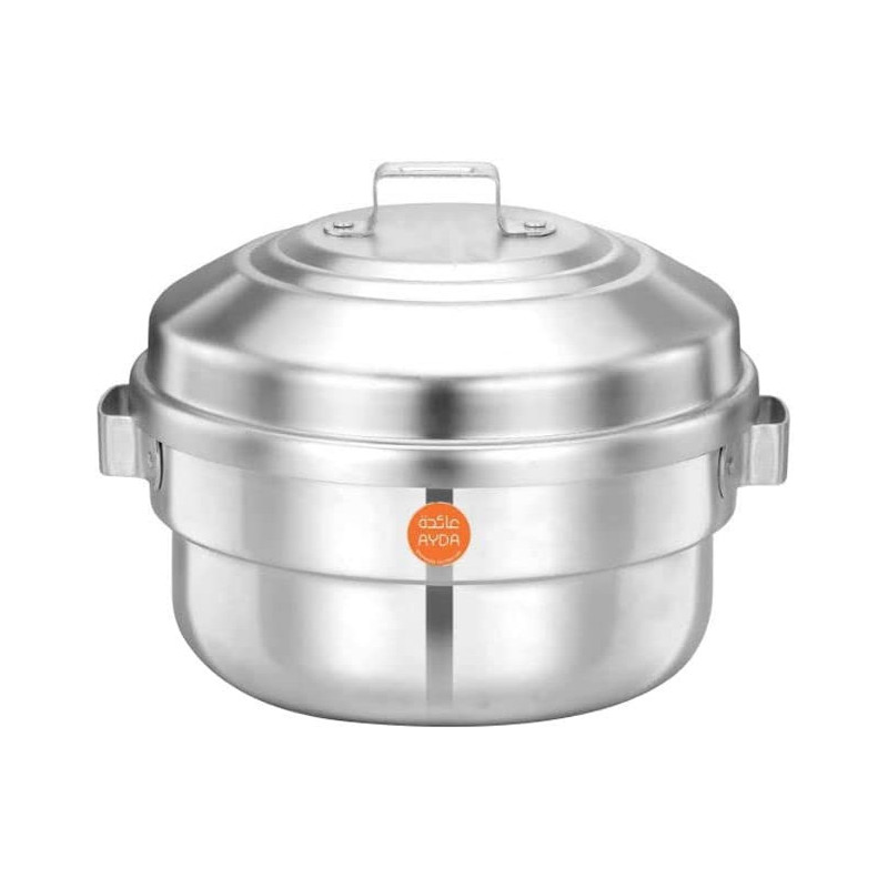 Ayda 10 Pit Idli Steamer Cooking Pot 10 PIT Silver