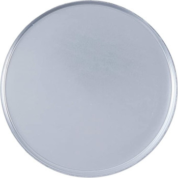 Ayda Aluminum Round Basbuosa Tray With Lid 3 Pieces 11 Inches Silver