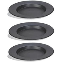 Ayda 3 Pieces Non Stick Kunafa Set Black 22 Cm Black