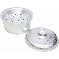 Ayda Aluminium Mandi Biryani Cooking Pot Silver 33X15Centimeter 33 X 15 Cm Silver