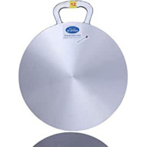 Arobah Aluminium Arabic Tawa Roti Pan Ragag Maker Dia 19 Silver