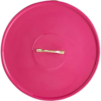 Ayda Aluminum 8 Partition Breakfast Serving Tray With Dip Lid20 Inches Pink
