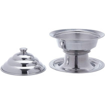 Ayda aluminum Large Date Serving TrayLarge Silver