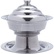 Ayda aluminum Large Date Serving TrayLarge Silver