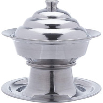 Ayda aluminum Small Date Serving TraySmall Silver
