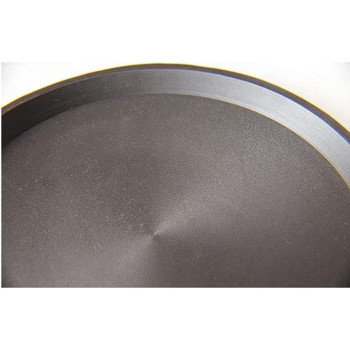 Ayda Cast Iron Non Sticky Pre Seasoned Dosa Tawa with Handle for DosaRotiChapati Black Diameter 25 cm Induction Friendly