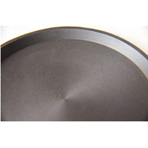 Ayda Cast Iron Non Sticky Pre Seasoned Dosa Tawa with Handle for DosaRotiChapati Black Diameter 25 cm Induction Friendly
