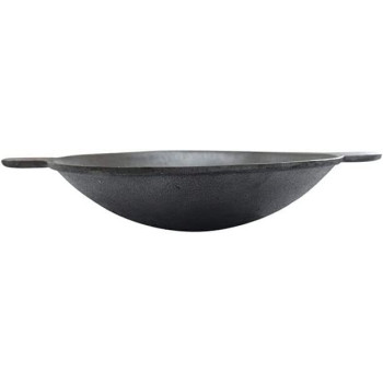 Ayda Cast Iron Pre Seasoned Healthy Super Smooth Appachettyappam Kadaivellapam Pan Black 9Inch9 Inches Black