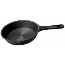 Ayda Cast Iron Pre Seasoned SkilletFrying PanTadkaOmeletteToxin FreeBlackWeight 1.25 kgDiameter 15 cm15 CM Black