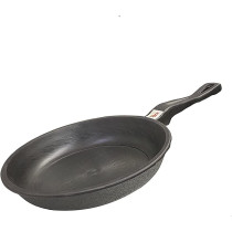 Ayda Cast Iron Pre Seasoned Fry Pan Induction & Gas Compatible Perfect For Frying And Roasting Oven Safe Cookware15 Cm Black