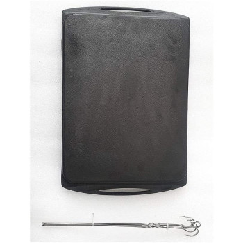 Ayda Cast Iron Pre Seasoned Grill Pan Griddle With Handles Reversible Korean Barbecue Tray Grill Plate 26 X 33 X 6 Cm Black