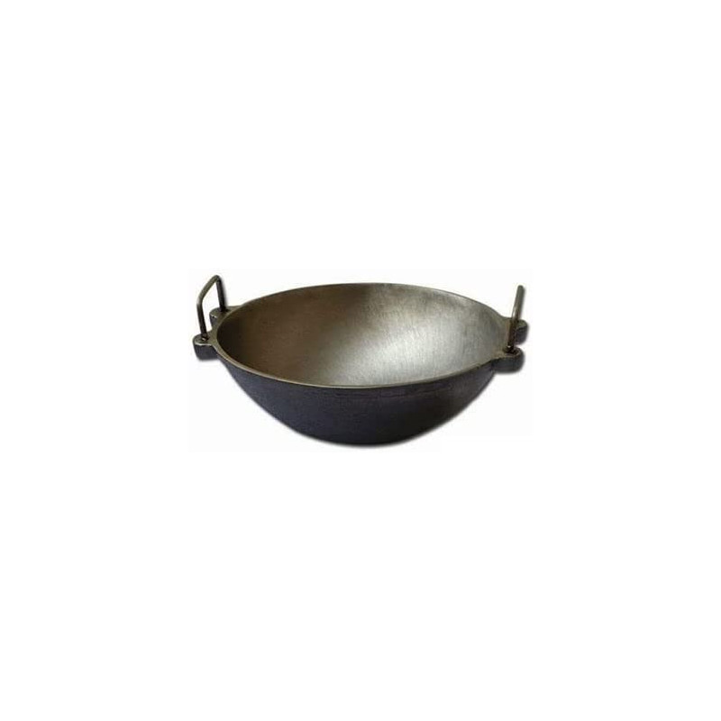 Ayda Cast Iron Pre Seasoned Kadaikadhai For Cooking And Deep Frying Multipurpose Loha Kadai Gas Stove Friendly Black 6 Inch