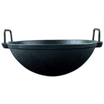 Ayda Cast Iron Pre Seasoned Kadaikadhai For Cooking And Deep Frying Multipurpose Loha Kadai Gas Stove Friendly Black 6 Inch