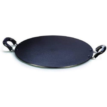 Ayda Dual Handle Tortilla Pan Tawa Griddle Black 13Inch13 Inches Black