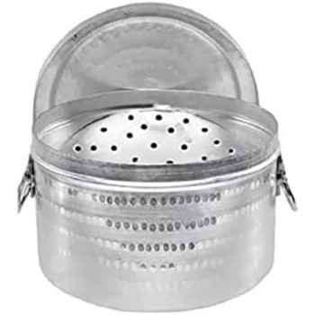 Ayda Pure Aluminium Mandi Biryani Cooking Pot Or Steamer Pot Silver 44Cm44 Cm Silver