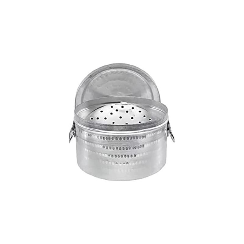 Ayda Pure Aluminium Mandi Biryani Cooking Pot Or Steamer Pot Silver 44Cm44 Cm Silver