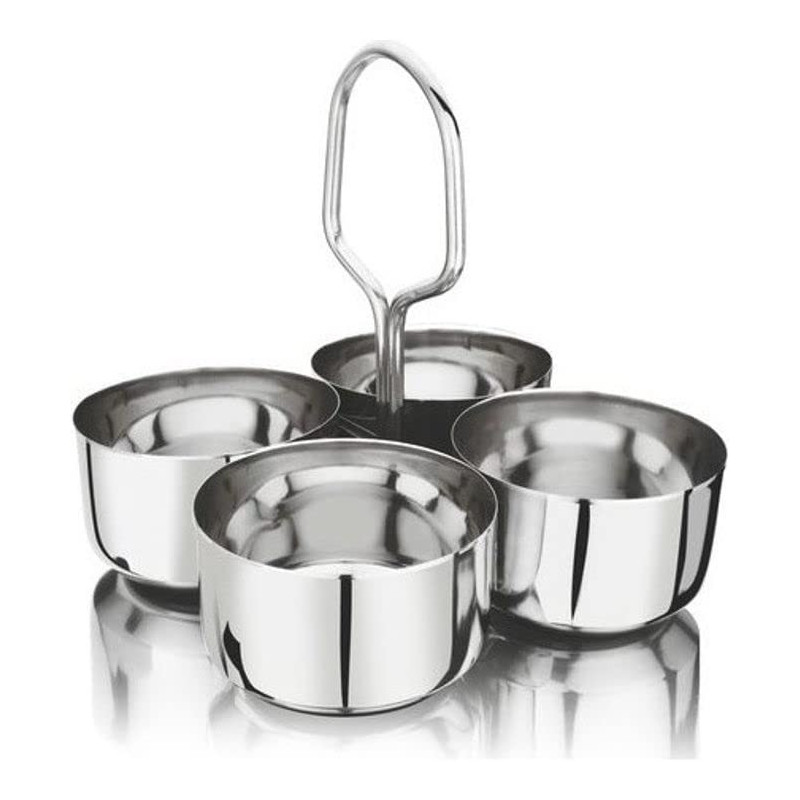 Ayda Stainless Steel Chaumukha Table Caddy Silver 26Cm26 Cm Silver
