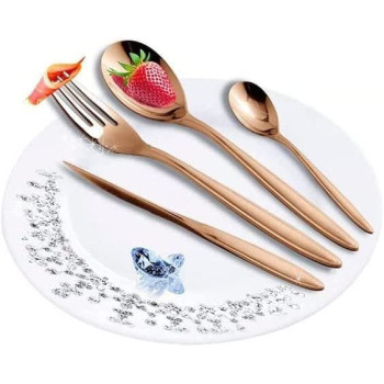 Dessini 135 Piece Stainless Steel Cutlery Set Copper135 Pieces Copper